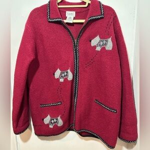 VINTAGE GRAMA CORE felt wool jacket size L